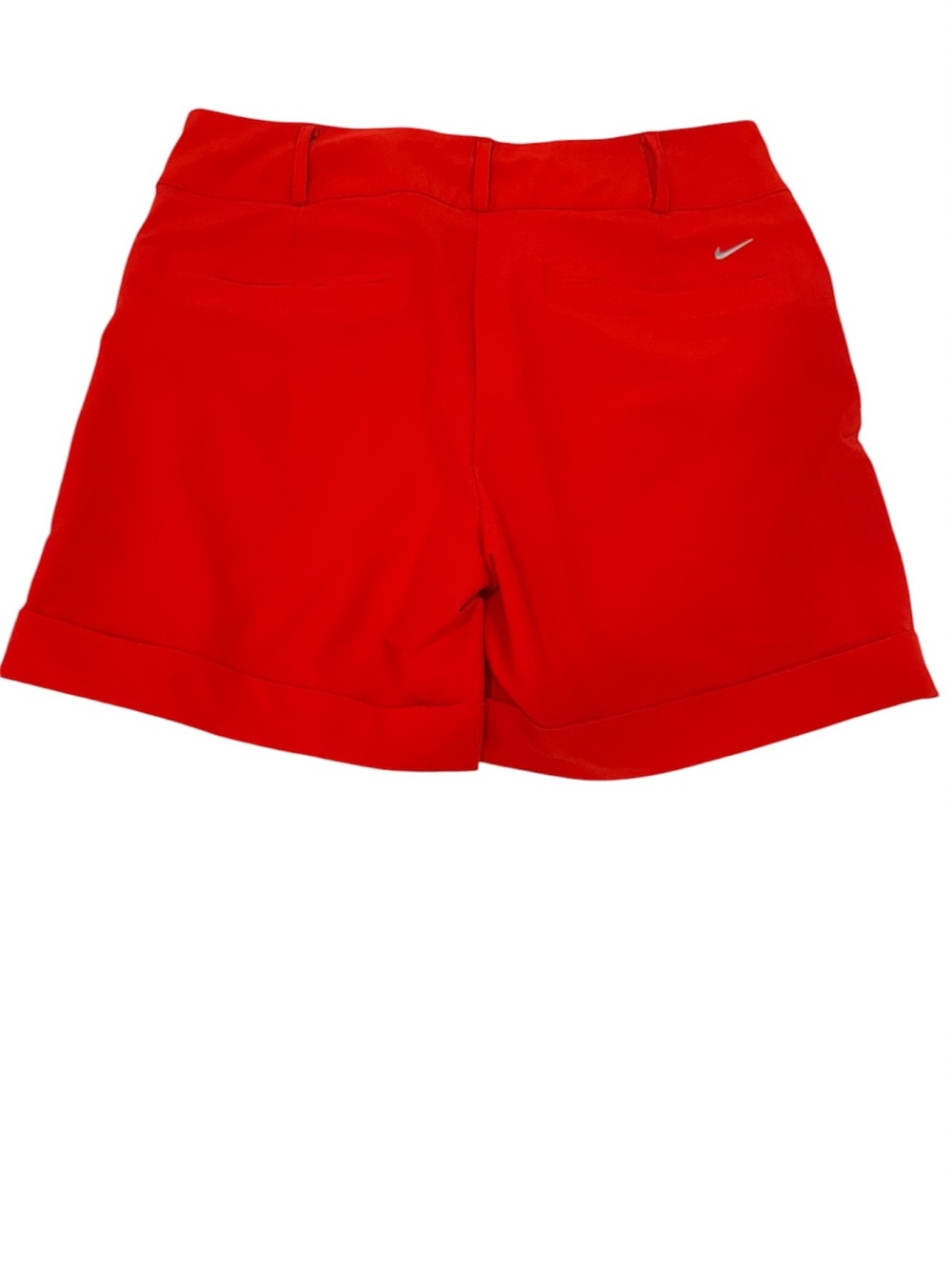 Nike women's golf red Stretch Shorts side pockets size M - Picture 3 of 5